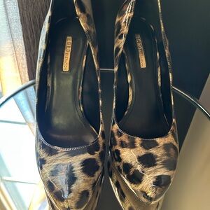 BCBGeneration Leopard Print Women's Heels Sz US10/EU40